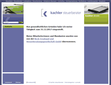 Tablet Screenshot of kachler-steuerberater.de